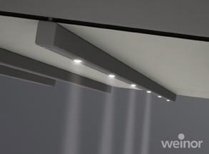 Pergotex detail LED verlichting