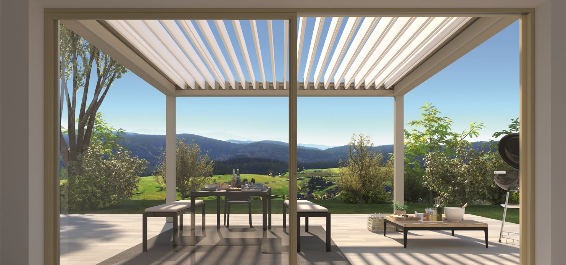 Weinor Artares lamellen dak terrasoverkapping