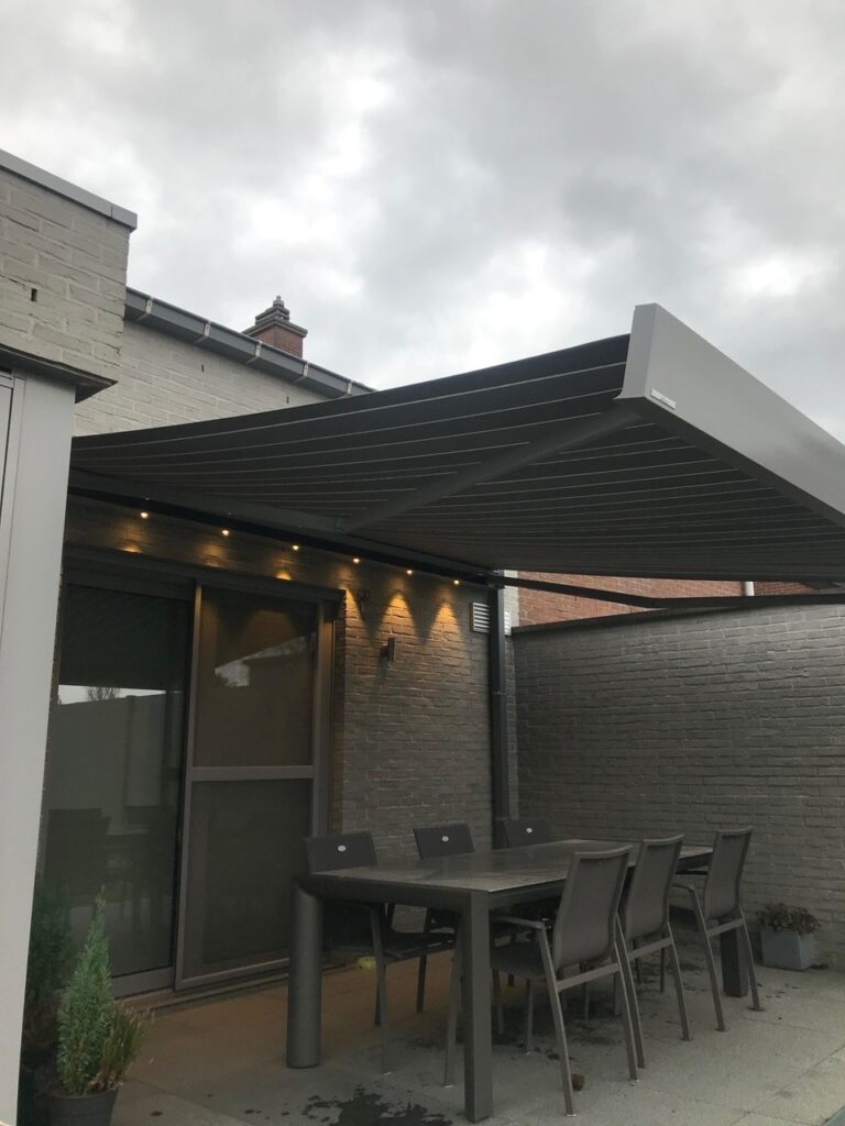 Weinor Kubata zonnetent met LED verlichting Kruibeke